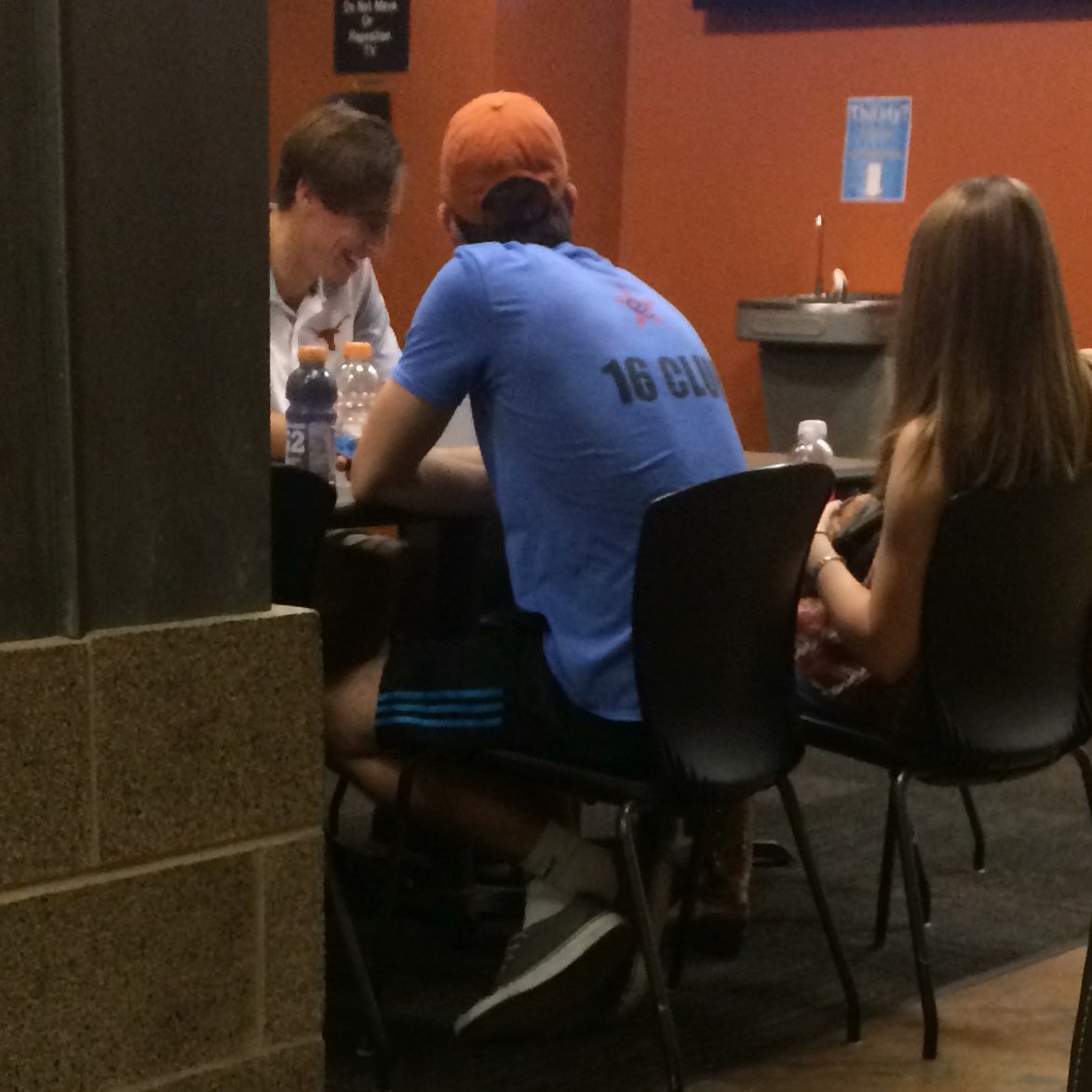 louder31's tweet photo. I just spotted a coach Benton shirt/kid on campus.... I'm shook #16Club https://t.co/heeyLCSuy4