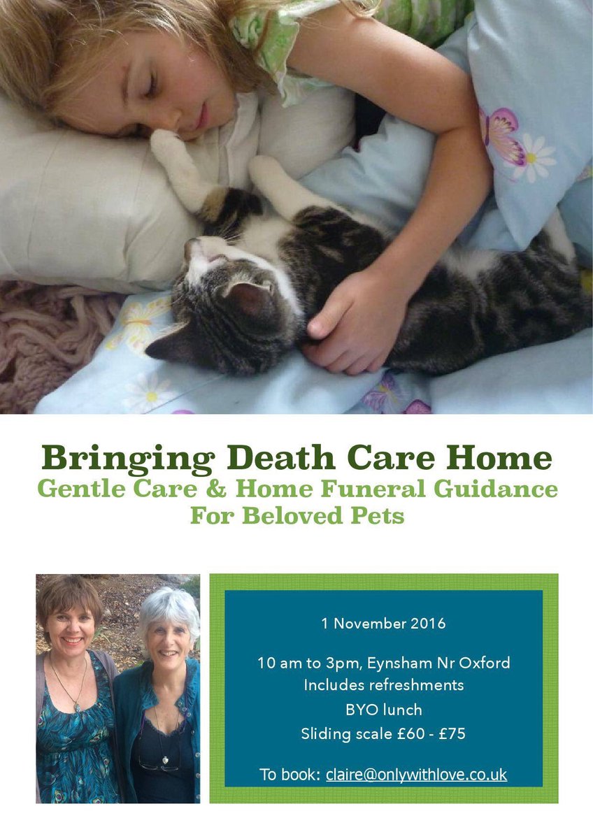 OxTweets's tweet image. "@clairelouisetur" Home funeral guidance workshops Oxford 1/2/3 Nov ... @OxTweets #Oxford #homefunerals