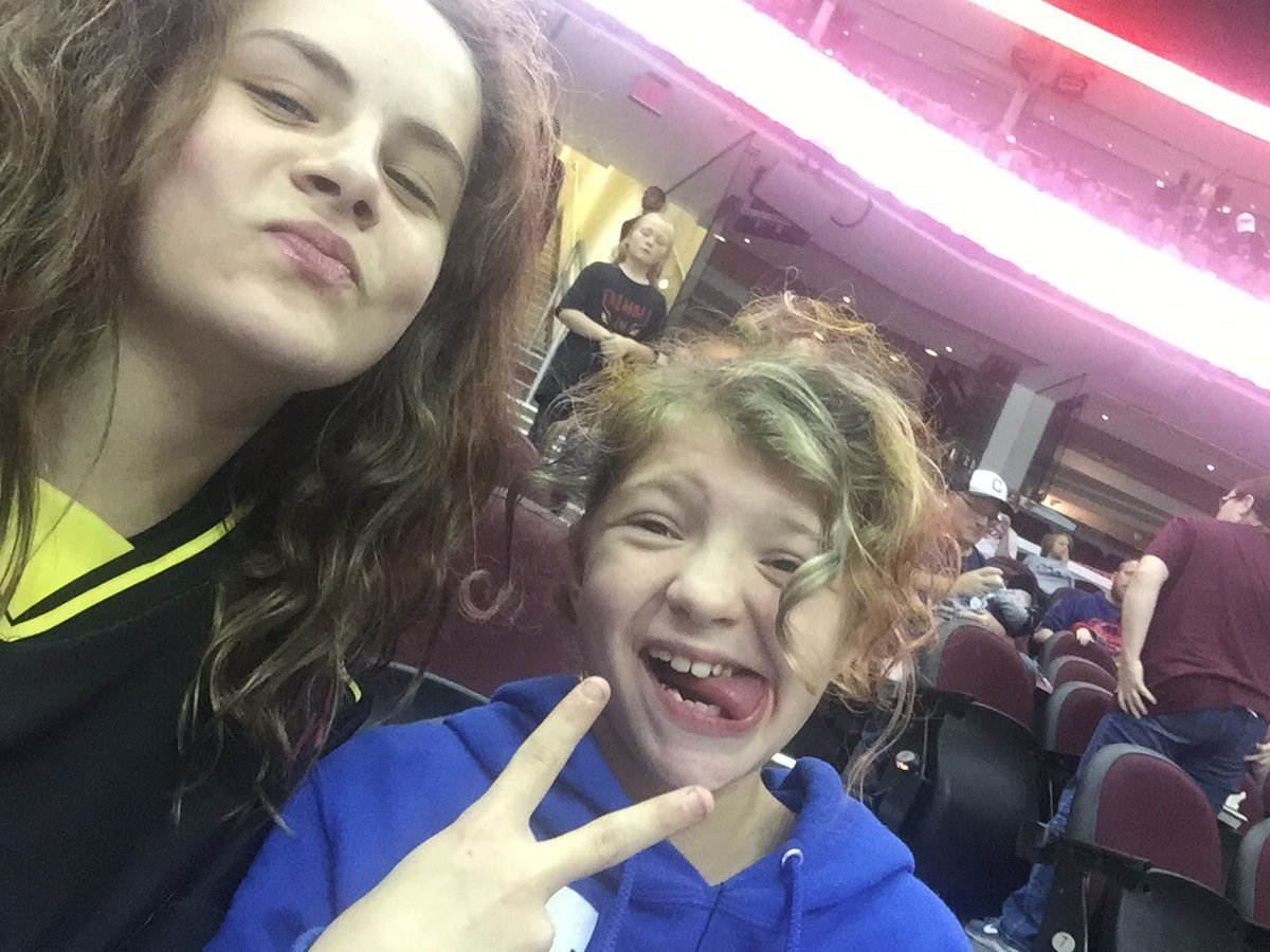 Bellcheesee's tweet photo. Lets turn some icehogs into bacon! @TheQArena #CLEMonsters #LiveinCLE https://t.co/5DFiHpG5FL