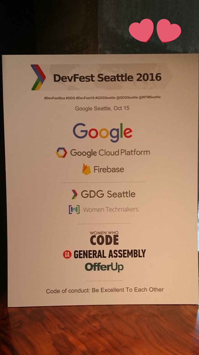 SandraPersing's tweet image. Finally made it! SFO to SEA for #DevFestSEA @WWCodeSeattle