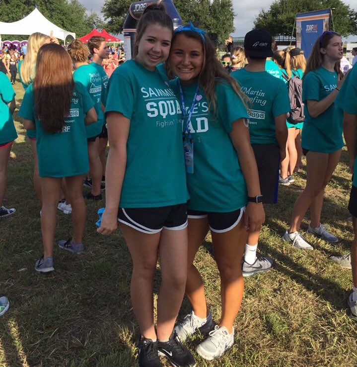 sammie_miocic's tweet image. Can't stop won't stop until that cure is found 🙂💜 #typeonetypenone #jdrfonewalk