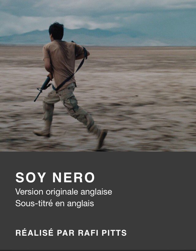 JordanDupuis's tweet photo. A l'affiche au #FNC2015 : "SOY NERO" via @nouveaucinema https://t.co/VFDyQ0L3oG https://t.co/kiyfWeamCl