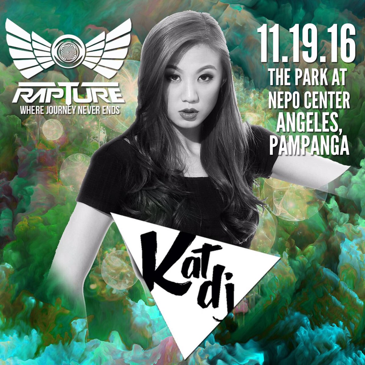 RavageProdPH's tweet photo. #RAVE with us on 19th November 2016 at The Park at Nepo Center Angeles Pampanga. 😘🙌🏻
#RapturePH #Pampanga #RavageProd #RadicalEvents #Rave https://t.co/R8shrv7VPH