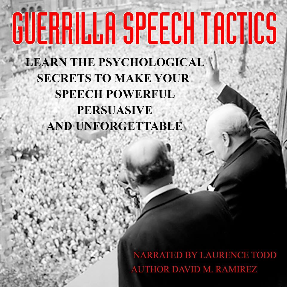 TheBookTweeters's tweet image. Buy Guerrilla Speech Tactics get the psychological secrets to make a speech powerful persuasive &amp;amp; unforgettable  audible.com/search?advsear… __