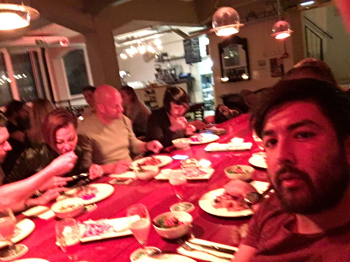 AMBIVALENZmusic's tweet photo. Having #dinner with @Kamaralive, Jasmine Li and Rainbow Gao before our #ADE pre-#party at Subsonic in #Groningen. #ADE16 #RoadtoADE https://t.co/4zYpmdDqMc