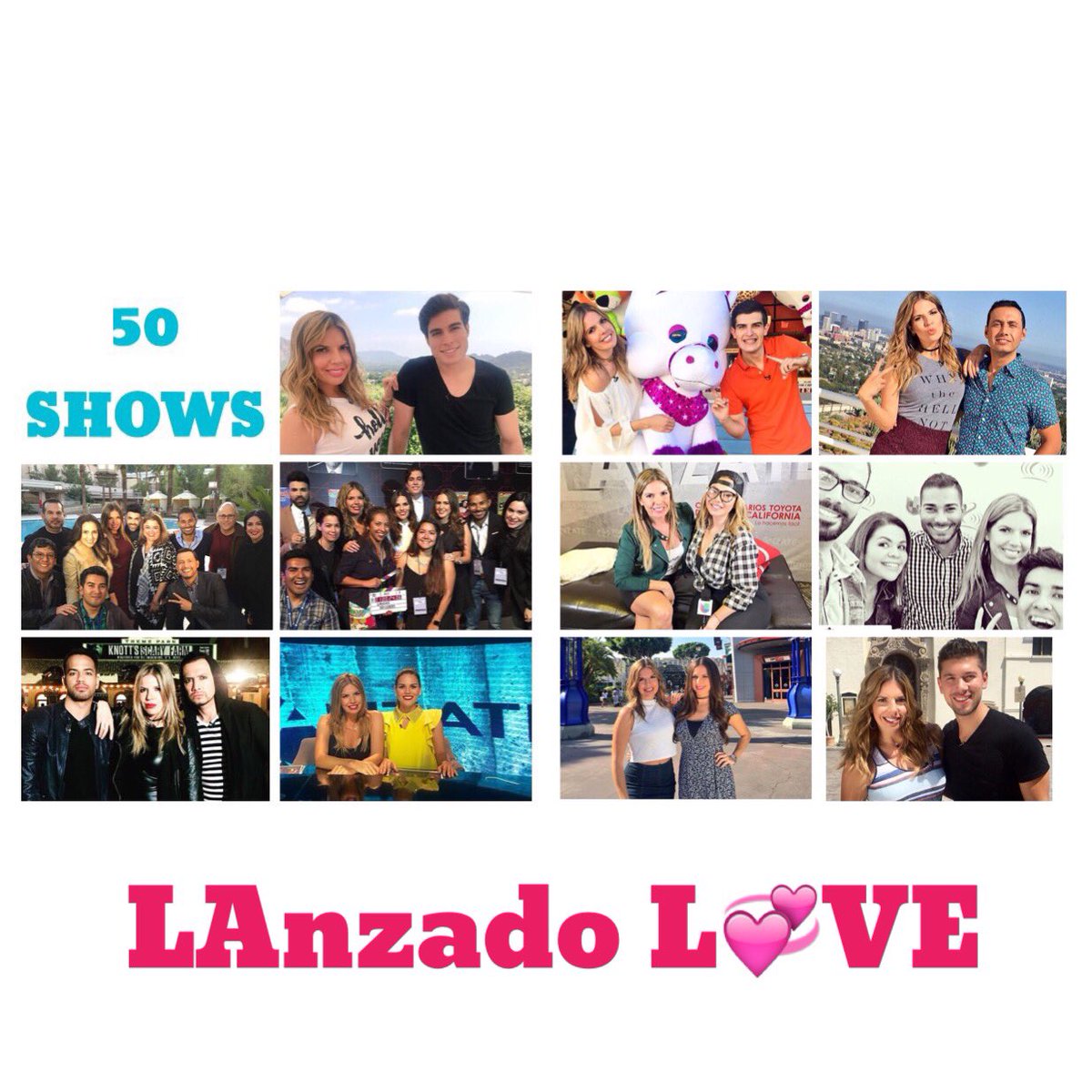 FernandaKellyyy's tweet photo. Today is our 50th #LAnzateShow THANK YOU to all who have shared the 🎤 with us! Hoy se cumplen 50 programas de #LAnzateShow 🎉 GRACIAS 🙏🏻 #KM😈 https://t.co/mRGAjEmZO8