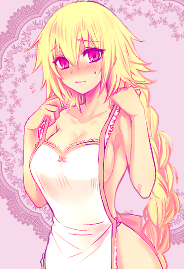 綾瀬 1巻発売中 ワンドロ用に描いたけど 寝過ごした上に二時間ぐらいかかっちゃったのでタグなしで 裸エプロンジャンヌちゃん T Co Ffe1pmubtg Twitter