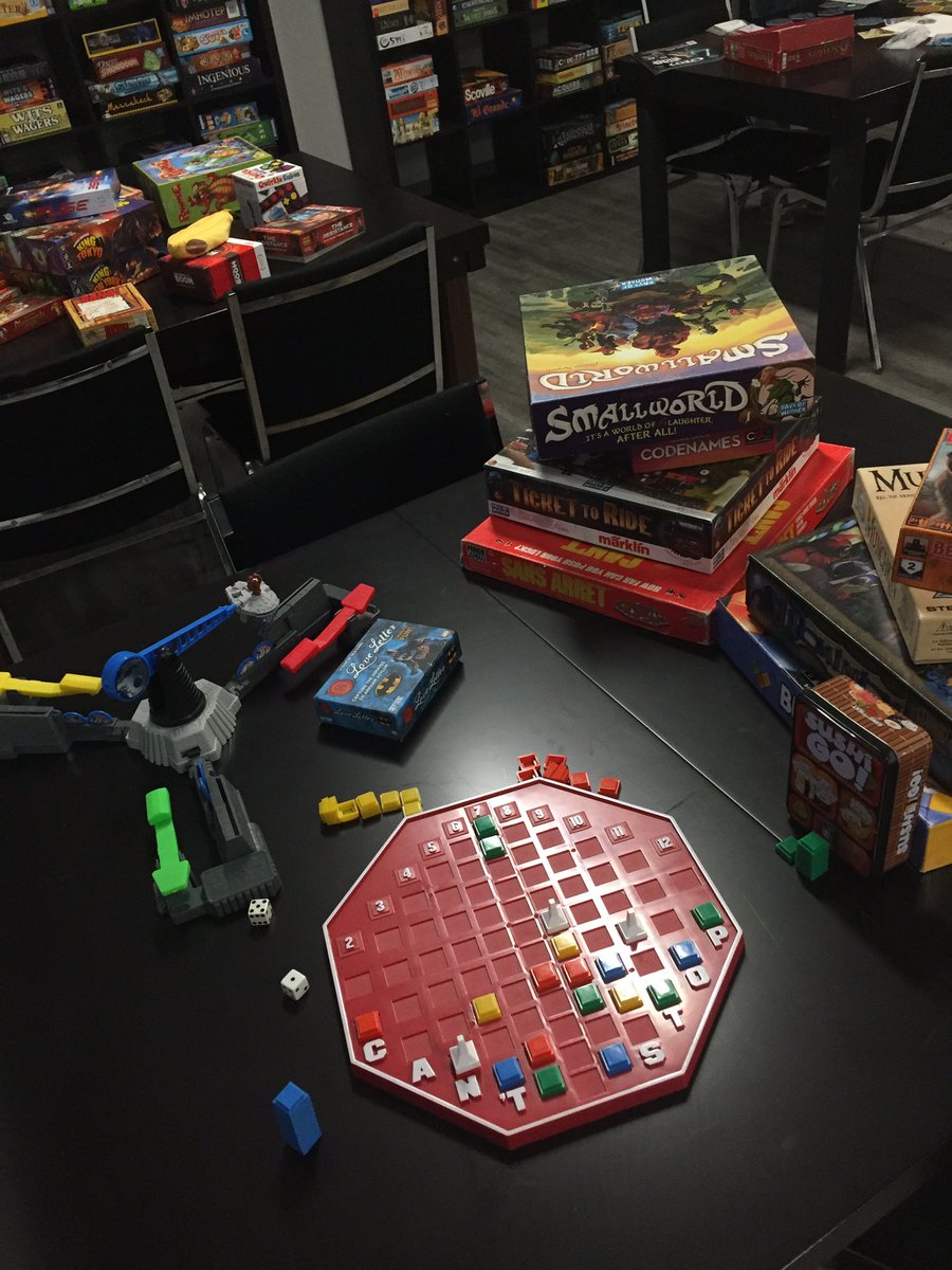 Looking for something to do tomorrow? Sundays are open gaming days! Drop in and play board games for free, 2-10pm.