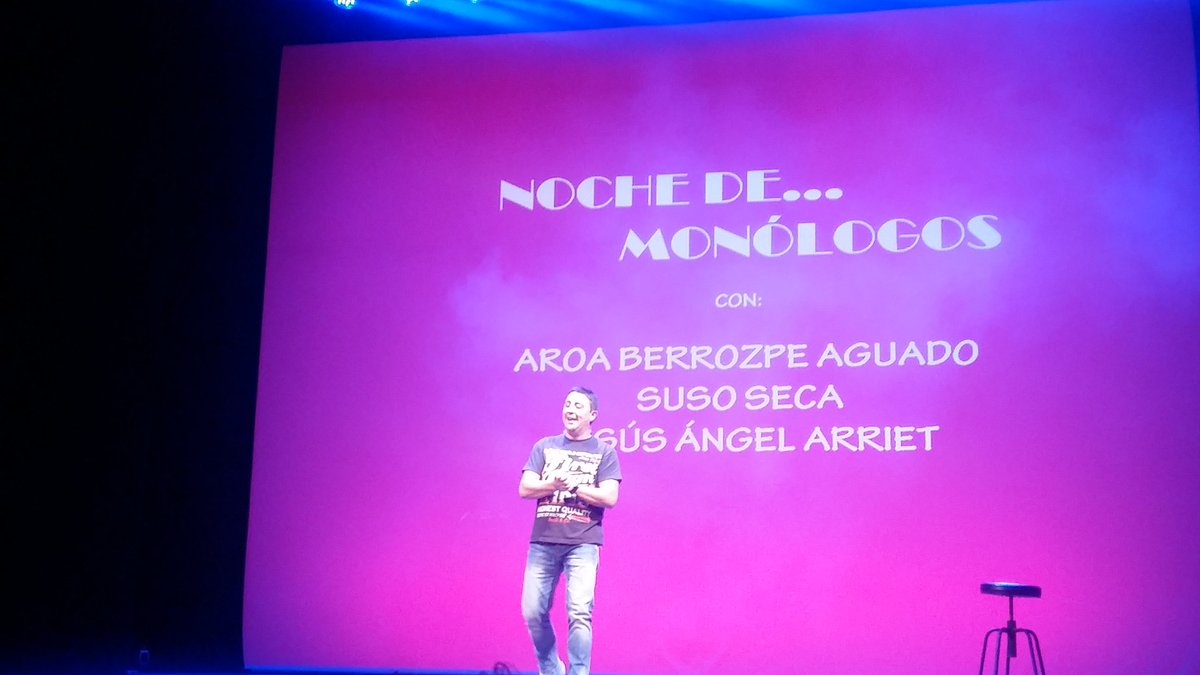 Fantástica noche #Monologos risas mil <a href="/Teatroideal/">Teatro Ideal</a> Aroa, Suso Jesús Angel geniales
