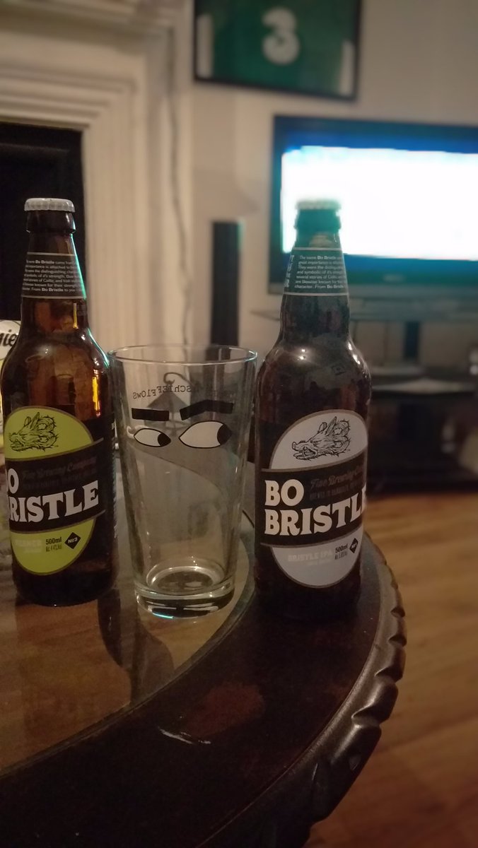 Nice way to finish off a Saturday night <a href="/BoBristle/">Bo Bristle</a> #dontmesswiththeboar #offaly #craftbeer