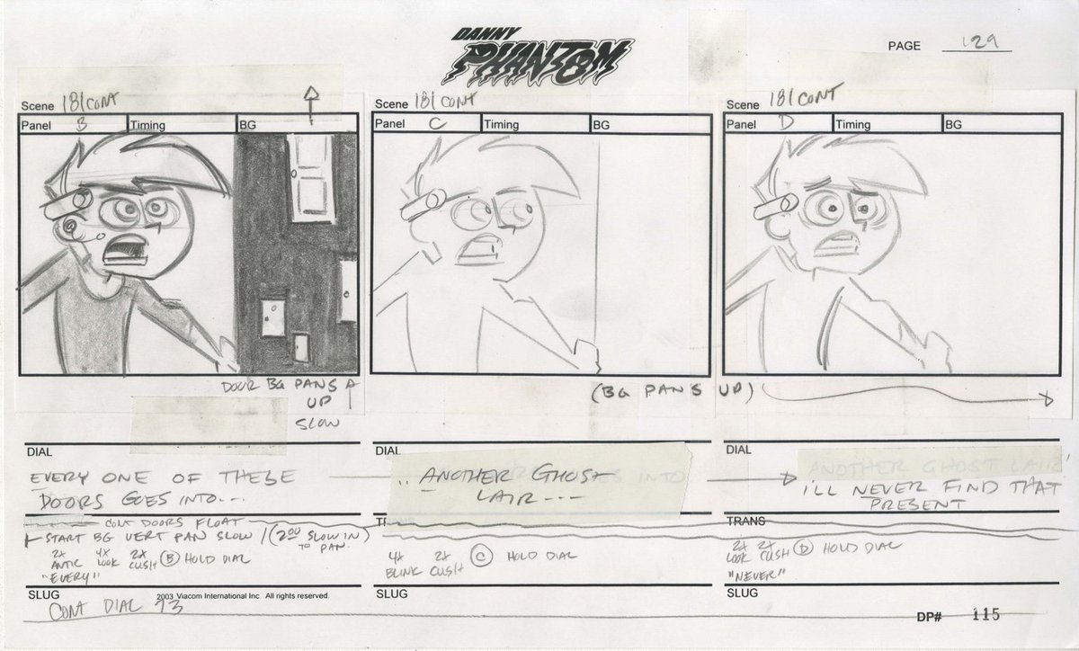 realhartman's tweet photo. #DANNYPHANTOM storyboard - 2003! @NickAnimation @NickelodeonTV #storyboard https://t.co/PpdWANF9A4