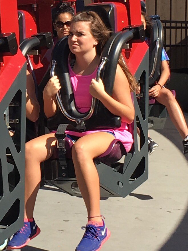 coreybarnett's tweet photo. This is what @SamJoyBarnett thinks about @SixFlagsOverTX #idratherbeatdisney https://t.co/GBDrszr5Lp