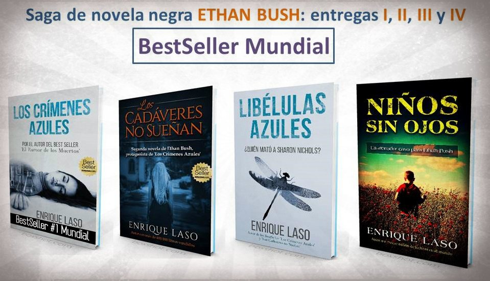 enriquelaso's tweet photo. Saga de #NovelaNegra del agente Ethan Bush:
#BestSeller #Amazon #Kindle
LINK USA▶https://t.co/QemyXqNNJN  
LINK ESP▶https://t.co/wL0kfu4L64 https://t.co/ipiqPs4OHC