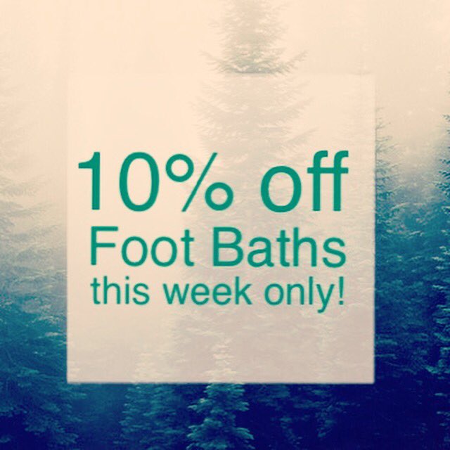 Essentials_SH's tweet image. Last minute sale! 10% Off All foot baths until tomorrow night! #safetyharbor #essentialsofsafetyharbor #treatyourself #footbath #weekend