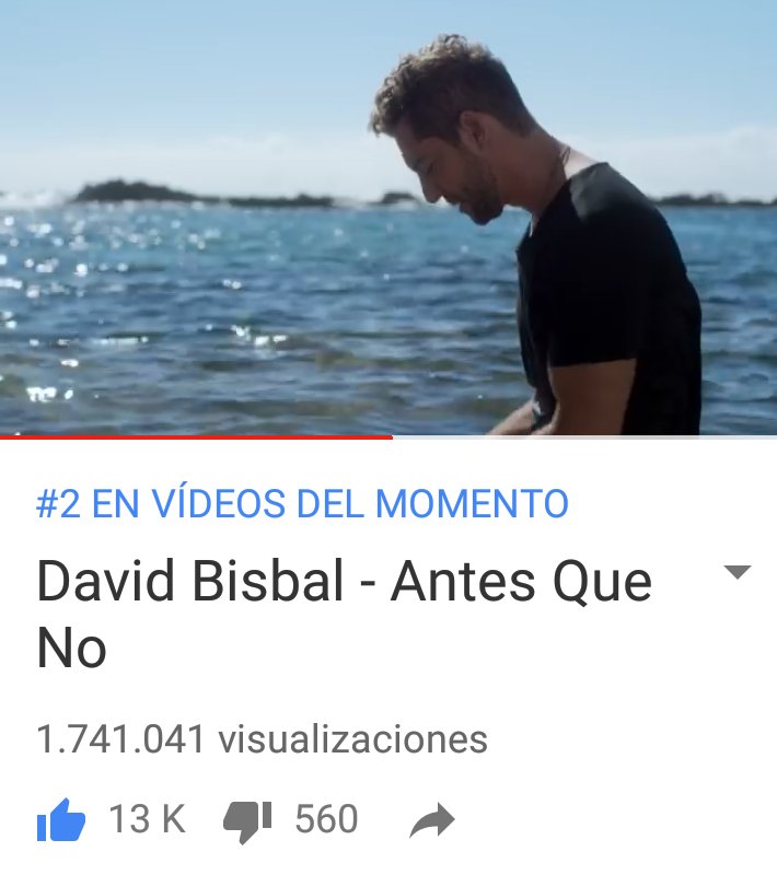 lauralmeria's tweet photo. @davidbisbal 1.741.041 visualizaciones 😍👏👏👏👏👏#AntesQueNoVideo #AntesQueNo #AntesQueNoEstreno 🎤💃💃 https://t.co/F6ksBxDF34