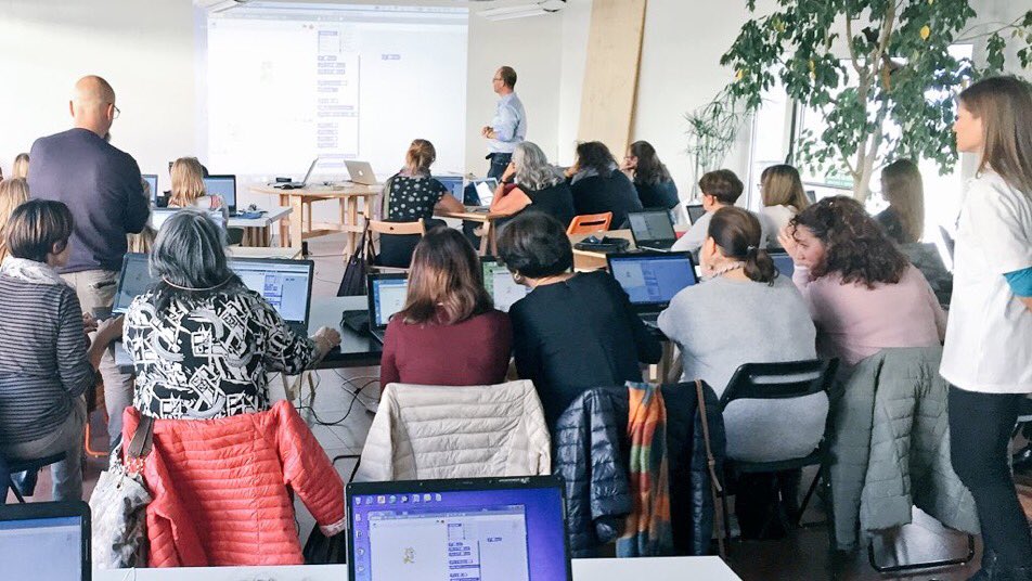Primo #Teacherdojo di #Coderdojo #Portogruaro al <a href="/plusportogruaro/">FabLab Venezia Orientale</a> con 26 insegnanti per la #codeweek2016