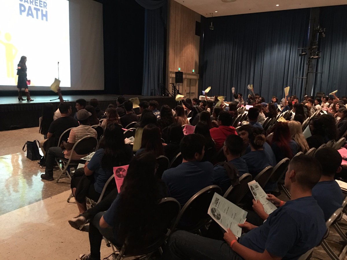 Met many interesting and articulate high school students at UCLA career day. @FulfillmentFund