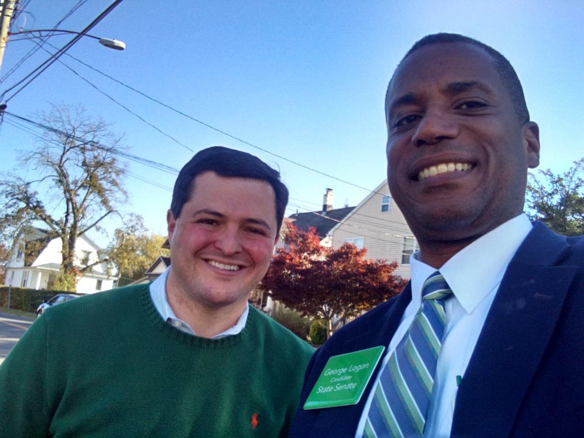 timherbst's tweet photo. Great to be out knocking doors with George Logan in the 17th district. A tremendous candidate and Trinity alum! #logan4ct! https://t.co/GbmwEn3Dgv