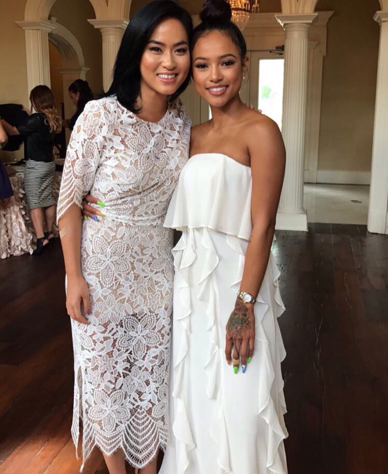 caruchi on Twitter: "Karrueche and Tamie Tran at the #IMFLadiesBagBrunch…