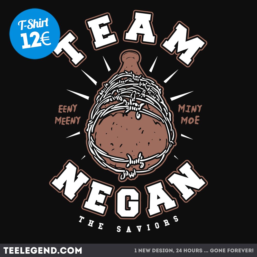 Já viram o design de hoje na #teelegend? #teamnegan #walkingdead #lucille goo.gl/RReZxz