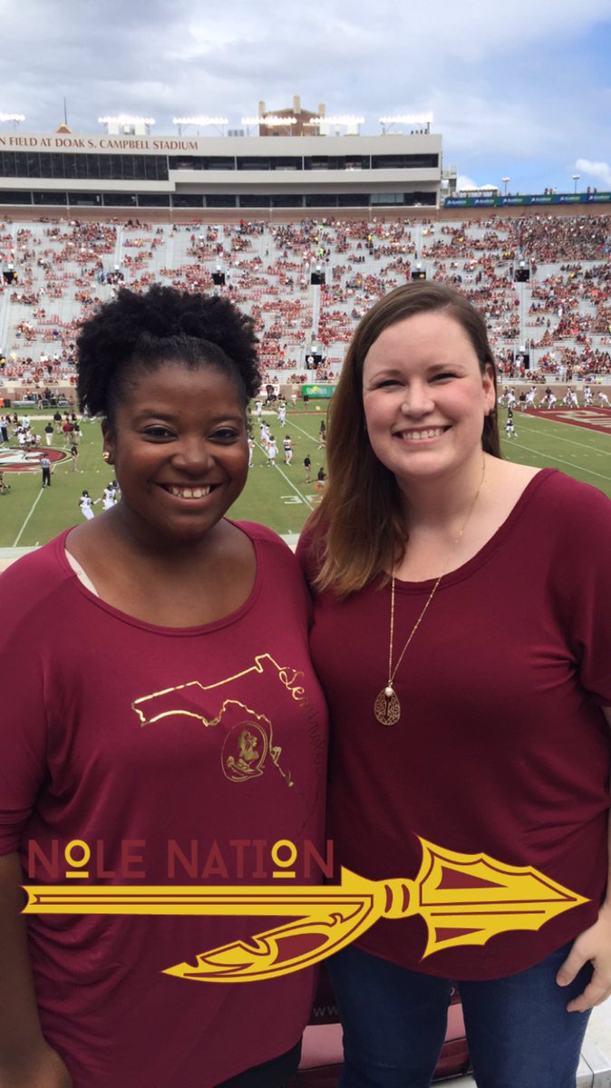 RandiWalden's tweet photo. Enjoying my first Seminoles game! #GoNoles #FSUGameDay https://t.co/AIF3MxK5j4