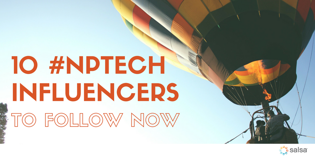 salsalabs's tweet photo. We've posted our go-to list of #nonprofit influencers on the blog! Who do you follow for #nptech news? https://t.co/CoONAoxmNU #LetsSalsa https://t.co/G0eesCxEUH