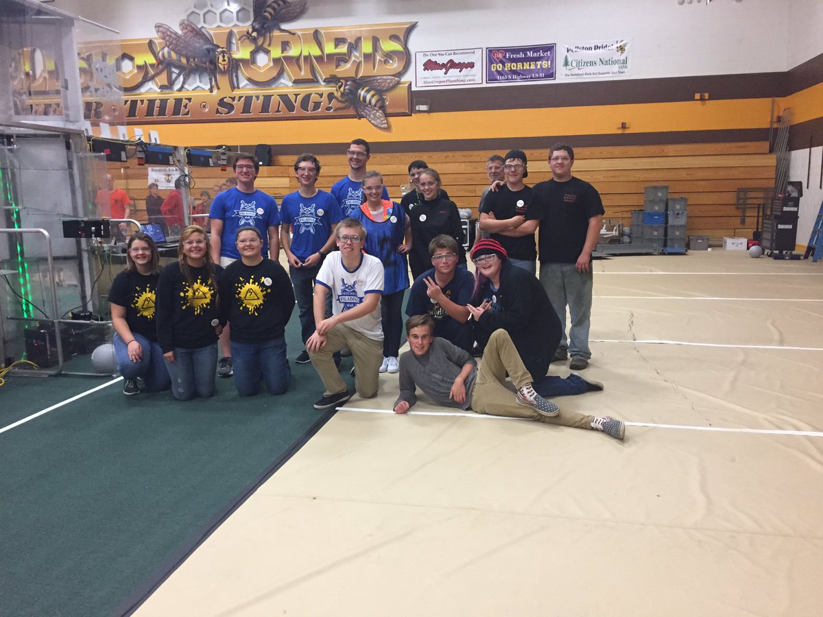 WE ARE VICTORIOUS! HUGE shoutout to Delta 3537 and <a href="/paladins3618/">Petoskey Paladins</a> for being awesome. Couldn't have done it without you guys!!!😊🔥