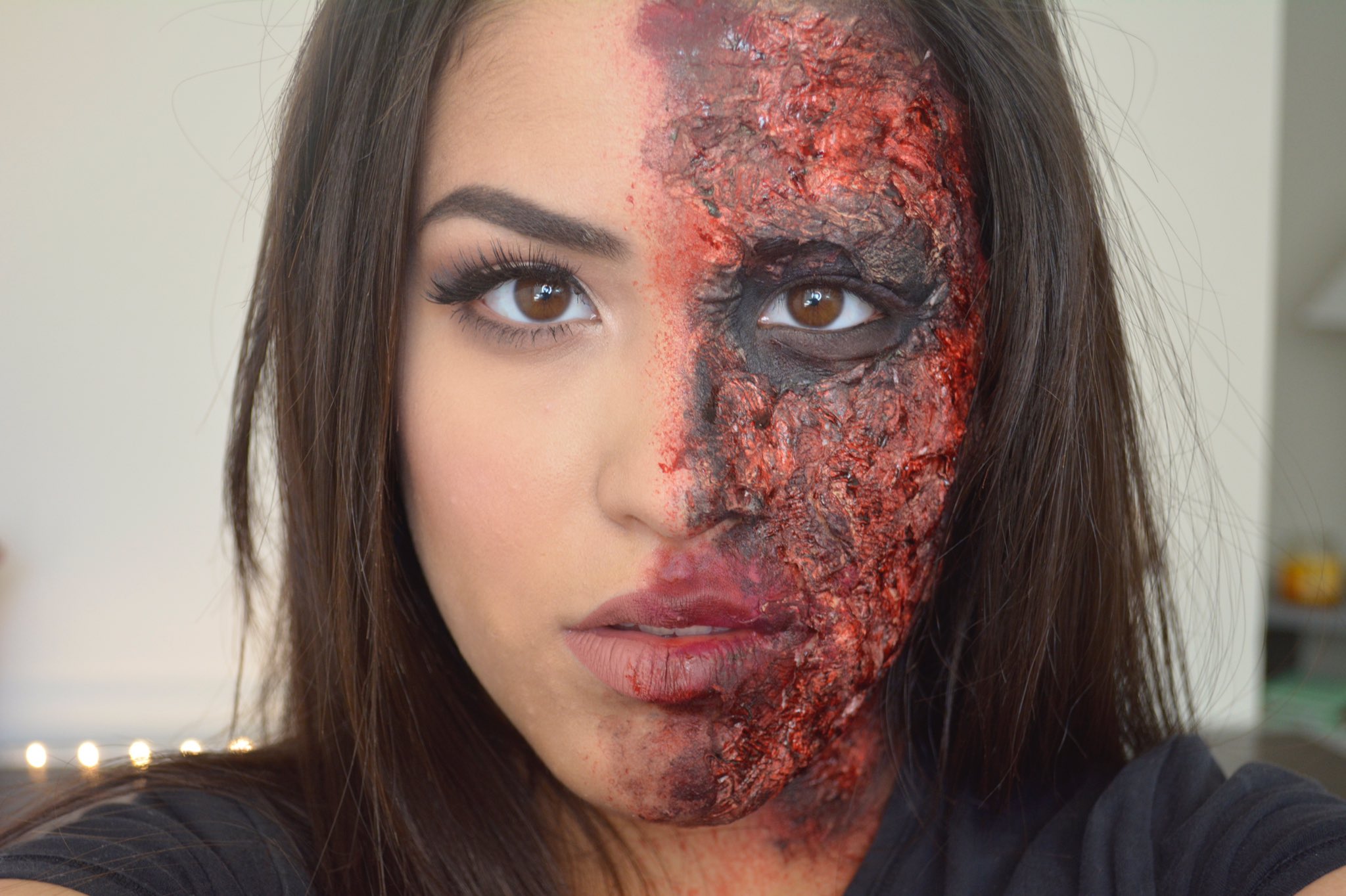 Valentina Martinez on X: "Just posted this Halloween burnt face makeup  tutorial on my channel! 🔮Inspired by @jcharlesbeauty  https://t.co/NpgNfwkiQR https://t.co/RXsvdX59sd" / X