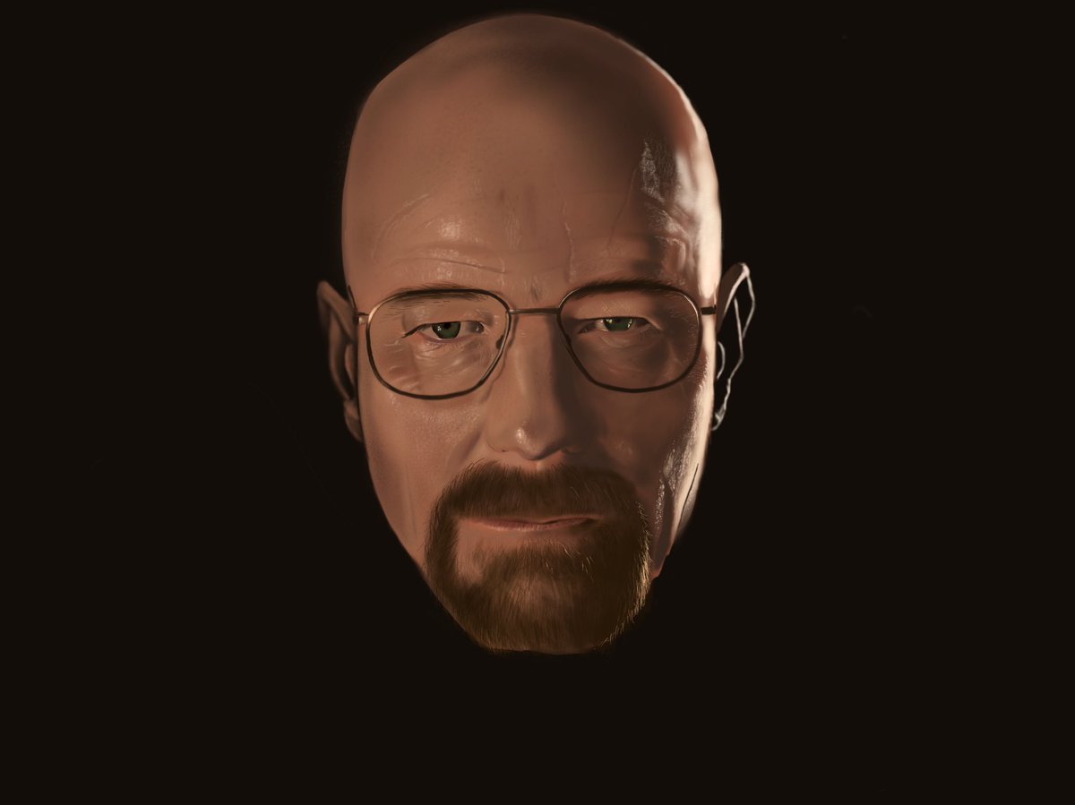 OPTxARMY's tweet photo. Drawing I did for Walt *breaking bad* with @procreateapp #art #breakingbad https://t.co/2uEoJ1ArCJ