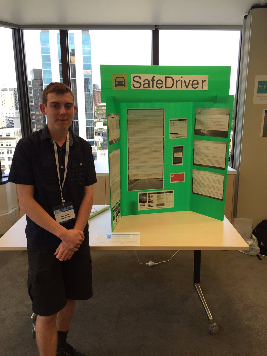 YoungICTExplore's tweet image. SafeDriver with Isaac helping keep you safe on the road @SAPANZ @SoltiusNZ