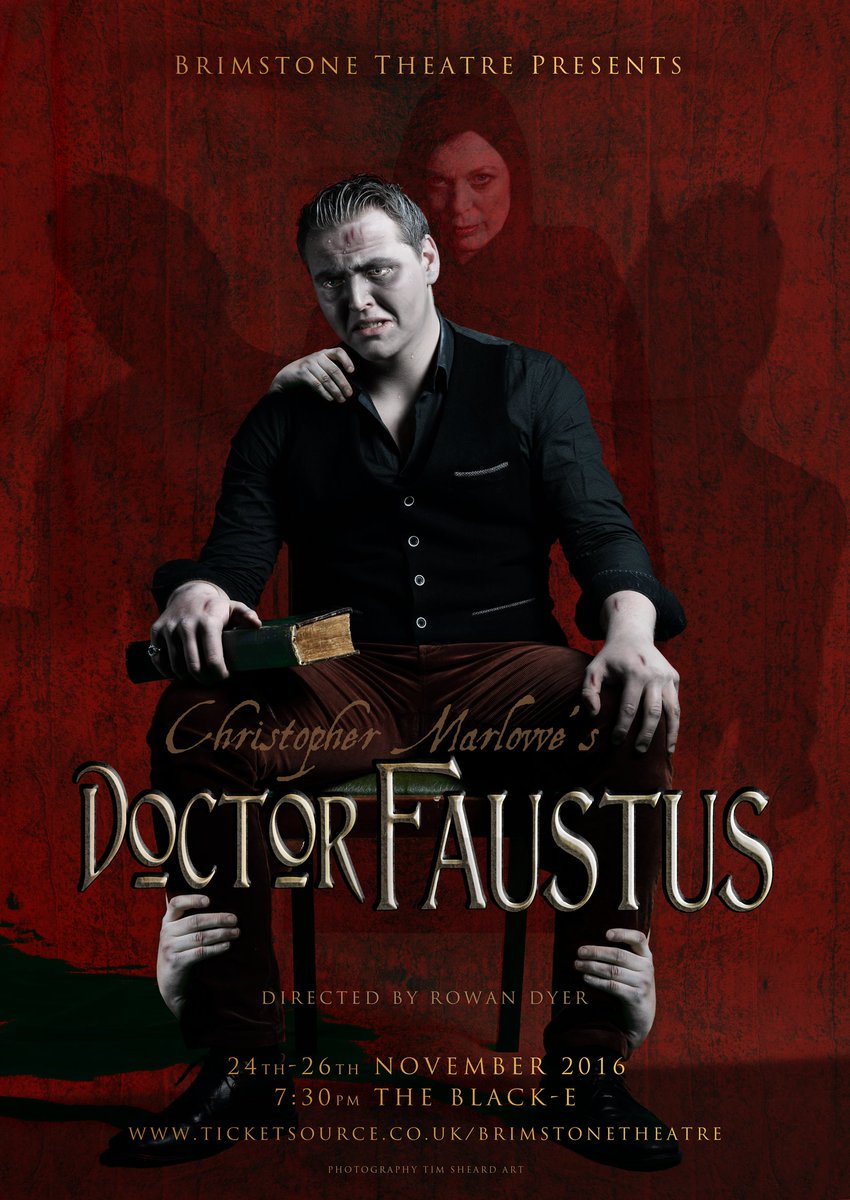 BrimstoneTHTR's tweet photo. Brimstone returns to its roots - DOCTOR FAUSTUS. Coming this November @TheBlackE Book tickets now #liverpooltheatre #doctorfaustus https://t.co/mC6jWi6zH7