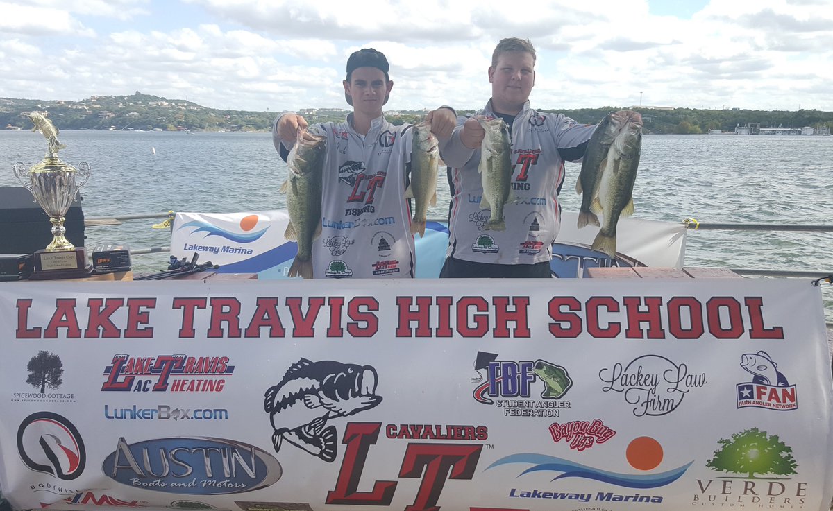 LTHSfishing's tweet image. 1.Parker W &amp;amp; Cameron R 16.75lbs 2.Clayton H &amp;amp; Gavin S 11.70lbs 3.Eston H &amp;amp; Noah B 1.65lbs Big Bass Parker W 6.37 lbs - And @LTHSfishing wCUP