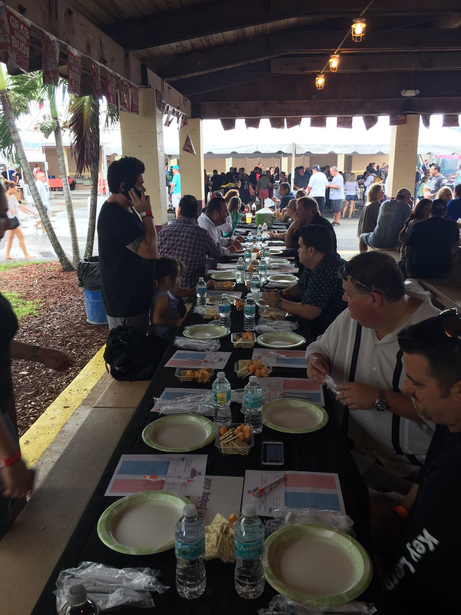 Celebrity judging zona at #DocRenosBaconBluesAndBrews #bacon #blues #Brewers