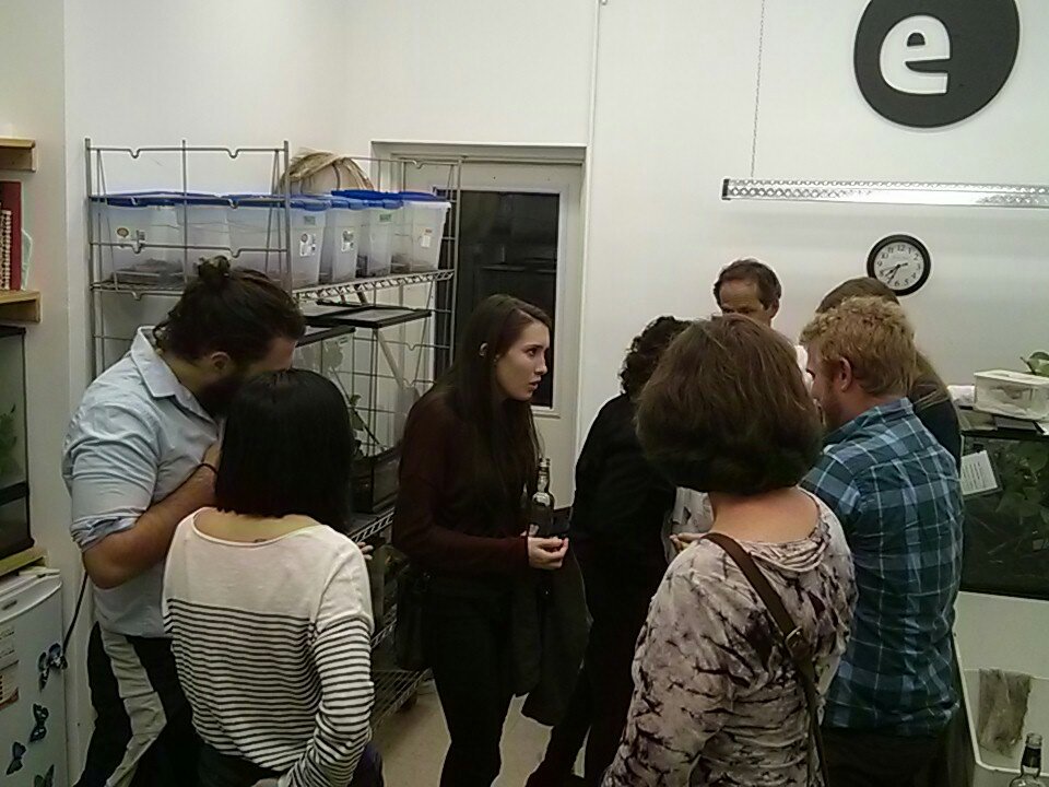 OntInsects2016's tweet image. #OntInsects2016 attendees bugging out @entomica for our closing banquet!