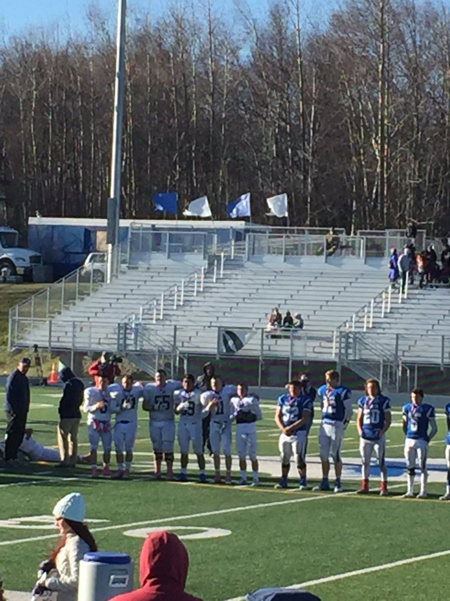 SoHiStuCo's tweet photo. Final Score was 49-13!! Here's the team getting their state trophy and the all-state players being awarded. #hardwork #paysoff https://t.co/RsC4rwbVRP