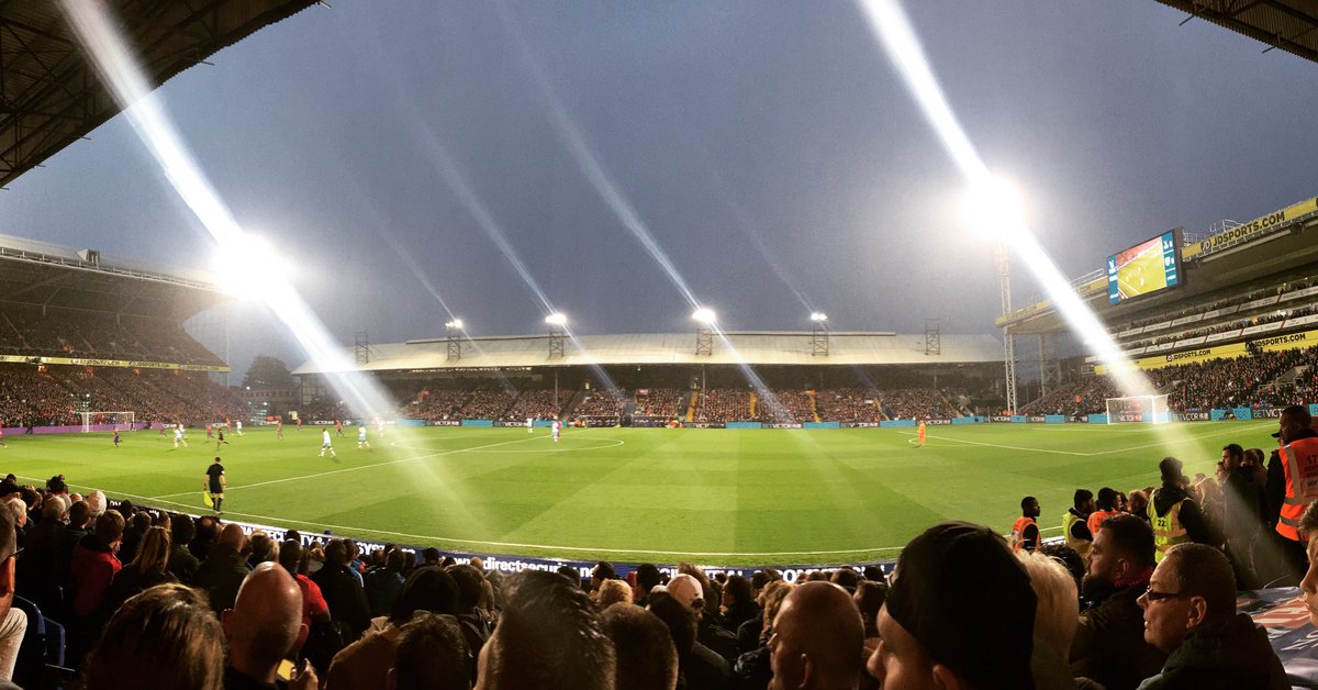 ollycaffrey's tweet photo. Top notch seats for #CPLWHU. Hammers fanatics didn't let me down #Passionate https://t.co/0HCCFtzXOC