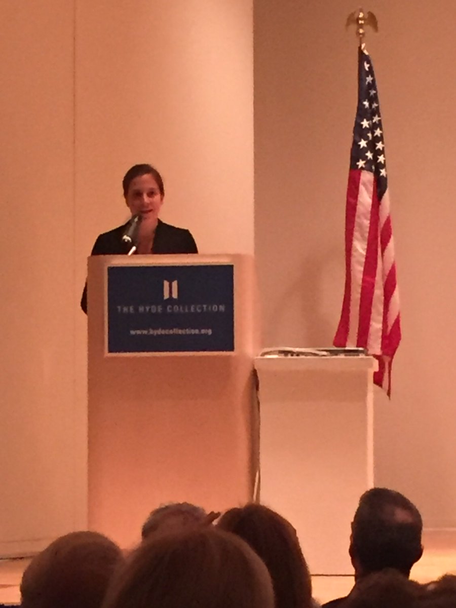 CEHughesEvent's tweet photo. Great to be honored by @EliseStefanik during Charles Evans Hughes Day today at @HydeCollection https://t.co/sDAJfUQ6aG