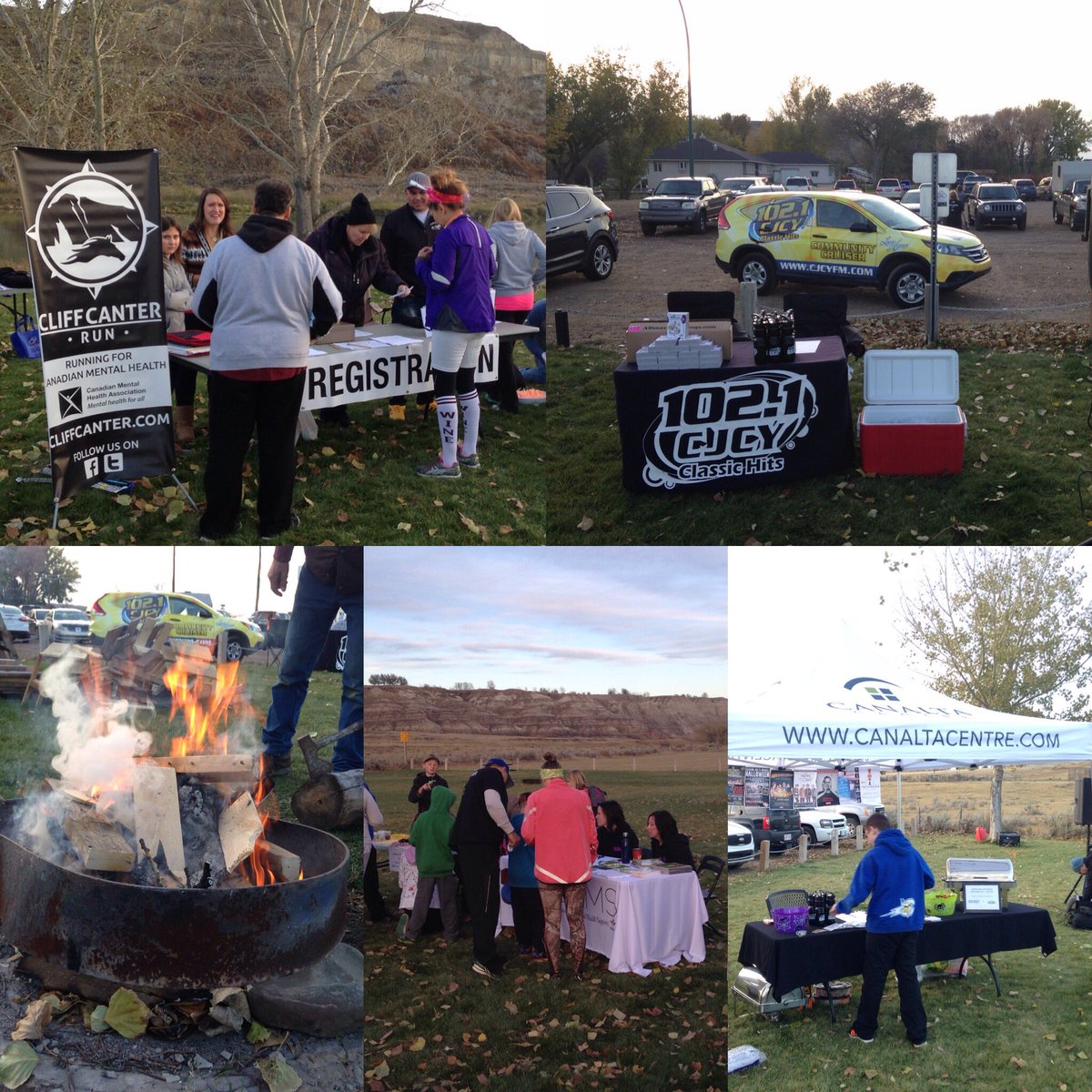 JACK1021MH's tweet photo. Pre-run activities for the @CliffCanter_Run are getting underway in the Redcliff River Valley! #medhat #yxh #SEAlberat #Redcliff https://t.co/9O5SPWExZM