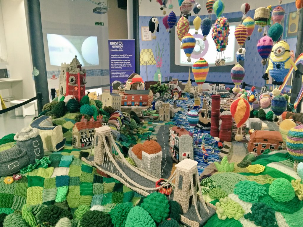AleenaCodes's tweet photo. Cute thing of the day : knitted Bristol! ❤ There was an insane amount of detail in this 😊 #Briswool https://t.co/E02ZSFRNZS