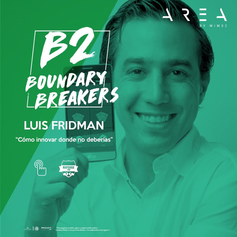 Nos vemos en Monterrey este próximo jueves 20 de octubre para el evento #B2 #BoundaryBreakers