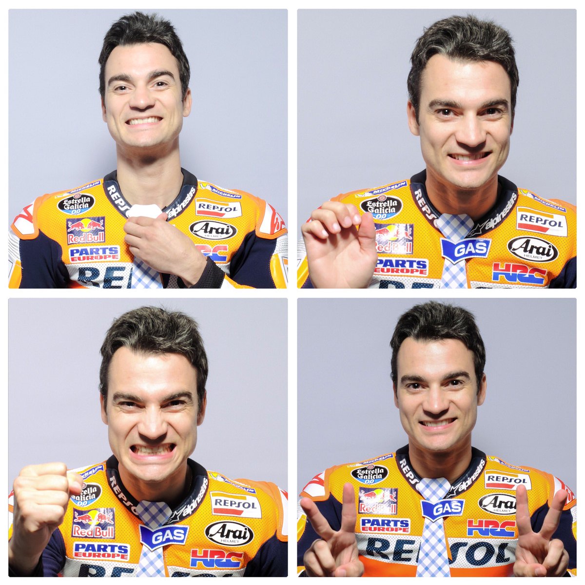 MotoGP's tweet photo. Wish you were here, @26_DaniPedrosa!

#MotoBooth #JapaneseGP 
https://t.co/ELhNXiGmYq https://t.co/2aZZ6OHxpJ