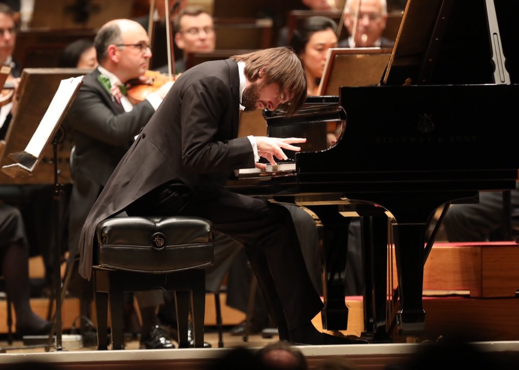 chicagosymphony's tweet photo. Honored to be joined by @daniil_trifonov for our 125th anniversary finale #CSOSymphonyBall #CSO125 https://t.co/q1fBiJHcar