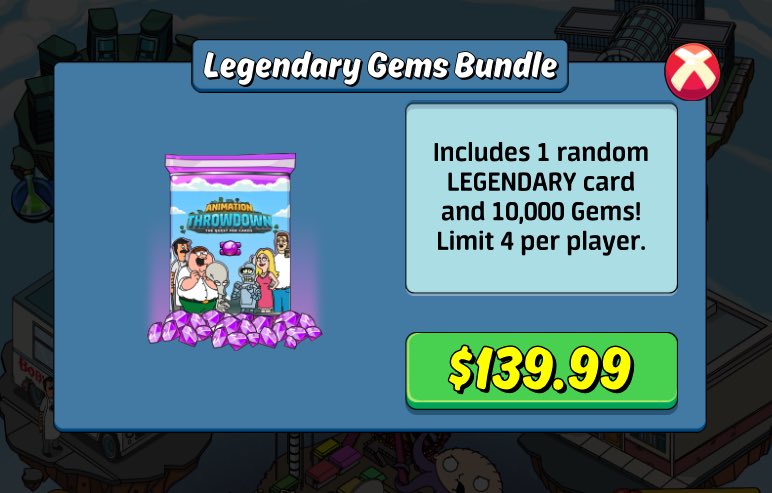 Tony_JV's tweet image. Wow. The in app purchase prices on some of these freemium games have gotten way out of control!