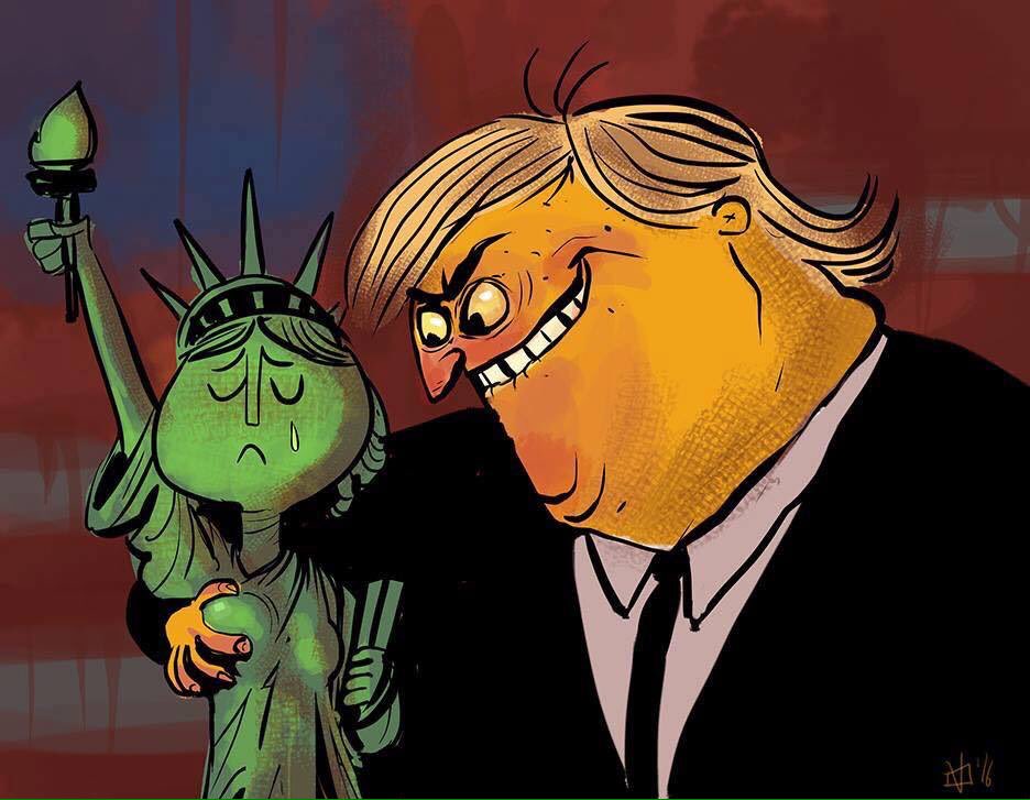 vincent_waller_'s tweet photo. Cartoonist: Jeff Victor #DeviantTrump https://t.co/H99ahnVn6I