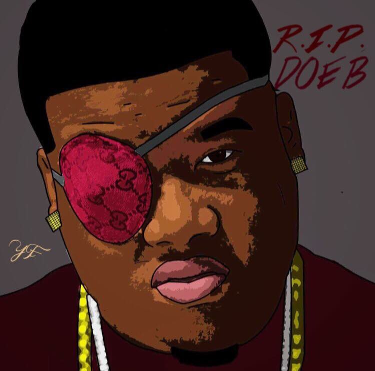 YungFlyFLS's tweet photo. My newest cartoon‼️ RIP To A Real One! 🙏 DM Me! lets Work! $25 Per Cartoon‼️💻🎨🎶 #DoeB https://t.co/ZeJK66mSOt