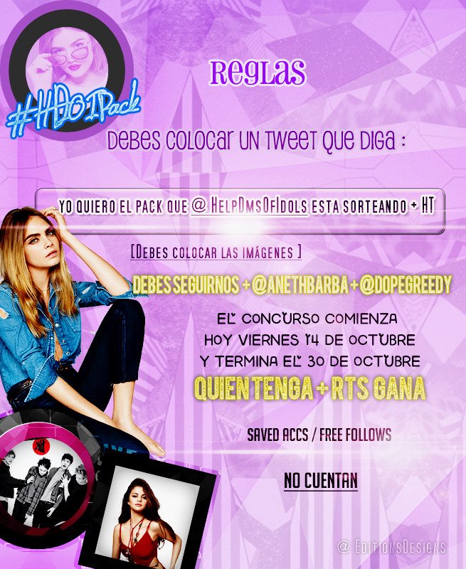 stylesstyreniG's tweet photo. 🙌Yo quiero el pack que @HelpDmsOfIdois esta sorteando🙌 #HDOIPack 

🌹NO SAVED ACC🌹

RT por favor🌸 https://t.co/tPXEqdsgGt