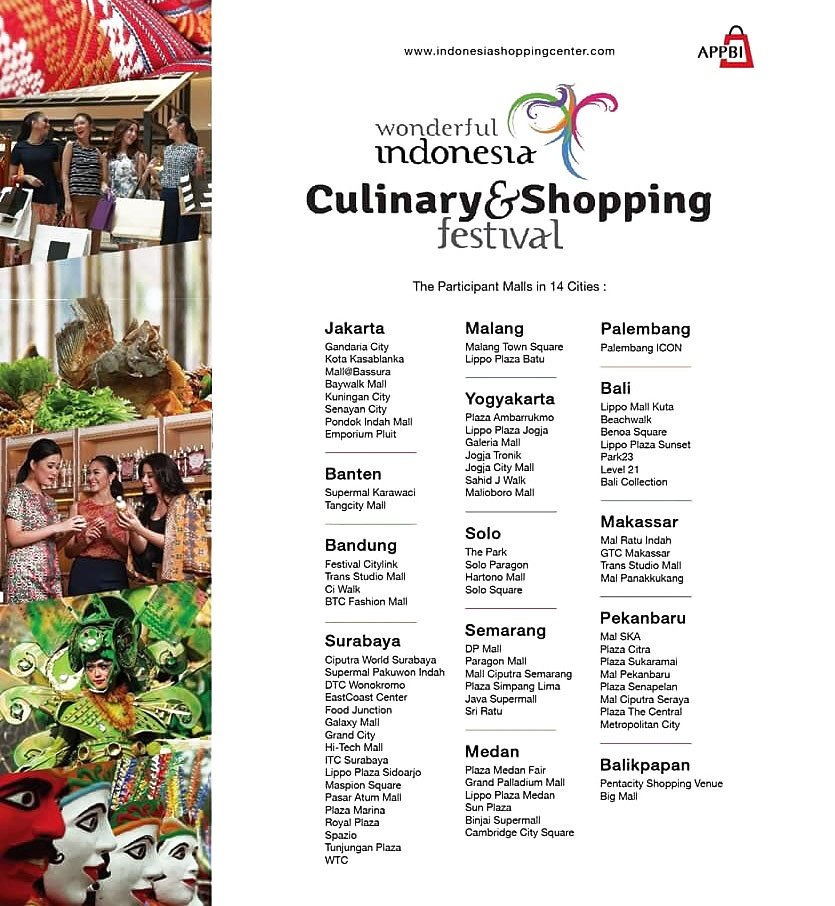 KemenPariwisata's tweet image. Pagi sobat wisata, yuk isi hari minggunya dengan datang ke "Wonderful Indonesia Culinary &amp;amp; Shopping Festival". Sebelum tgl 27 Okt ya!