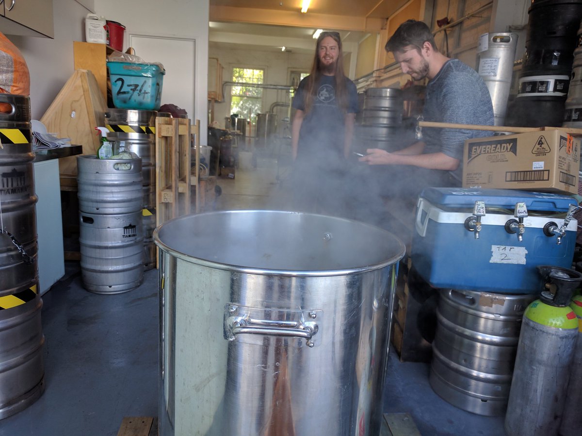 Today we're at <a href="/wildwoollybeer/">Wild and Woolly Brew</a> making two special beers for US election day on Nov 9th.