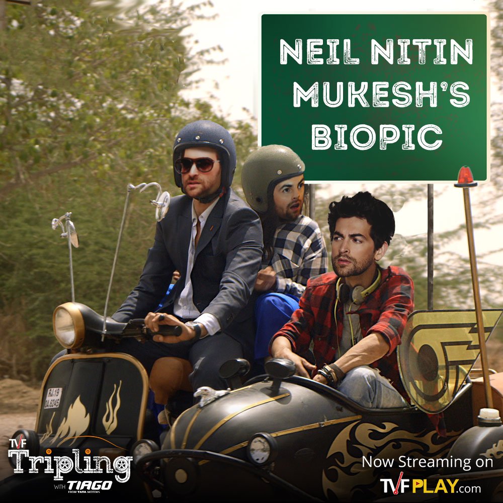 TheViralFever's tweet photo. .@TVFTripling is Neil Nitin Mukesh's Biopic. ;)#TriplingWithTiago
Binge Watch full season: https://t.co/anZvbz10Vh
Credits: @varadlahoti9. https://t.co/r8so9GIKWG