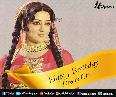 OfficialIOpine's tweet photo. Here's wishing the #DreamgirlHema #HemaMalini Ji a very Happy Birthday... @dreamgirlhema #HappyBirthdayHemaMalini Love n wishes from #IOpine https://t.co/K712wu82he